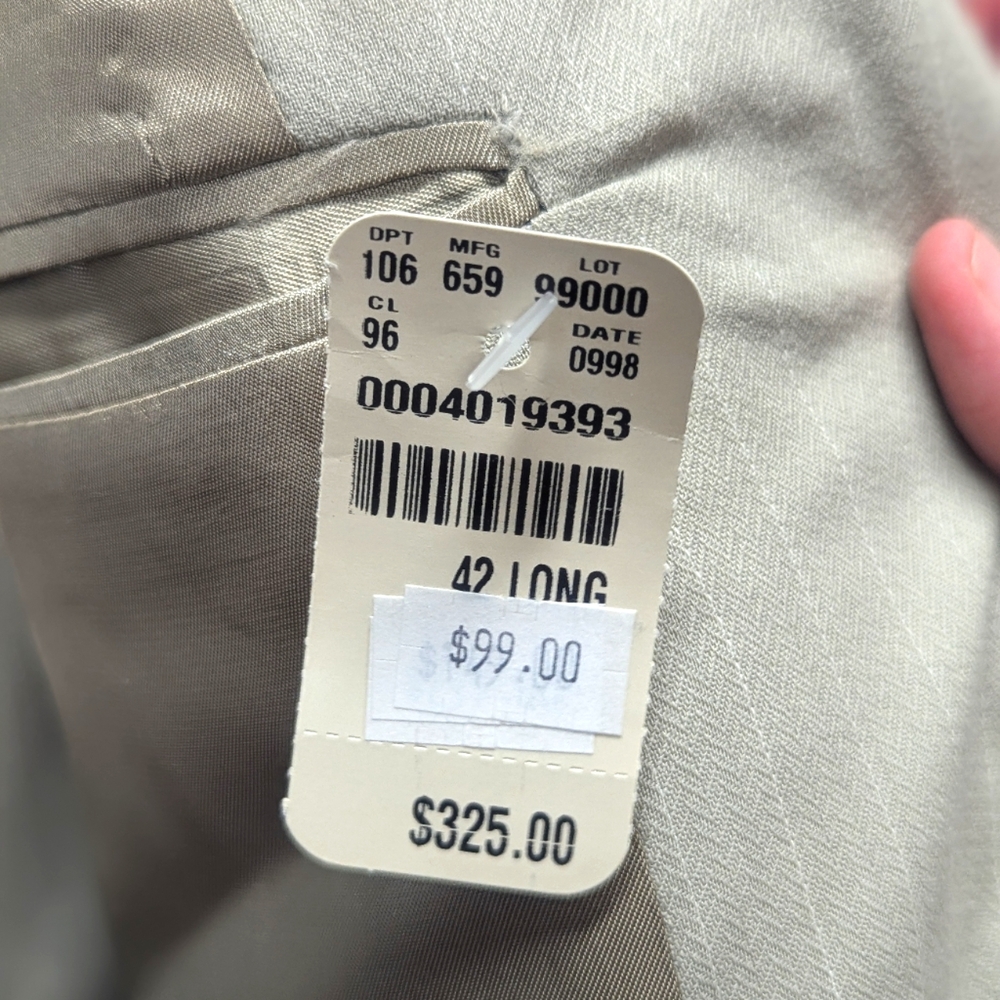 Brand New Vintage Bachrach double breasted suit - Picture 8 of 8